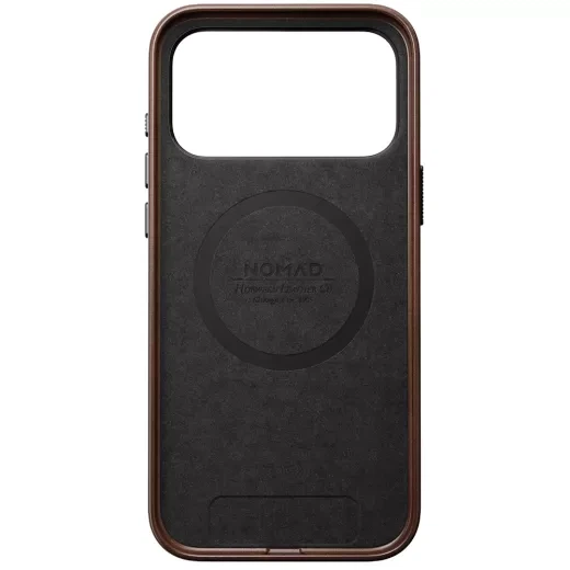 Кожаный чехол Nomad Traditional Horween Leather Case Rustic Brown для iPhone 17 Pro Max (NM011918858) - изображение 3