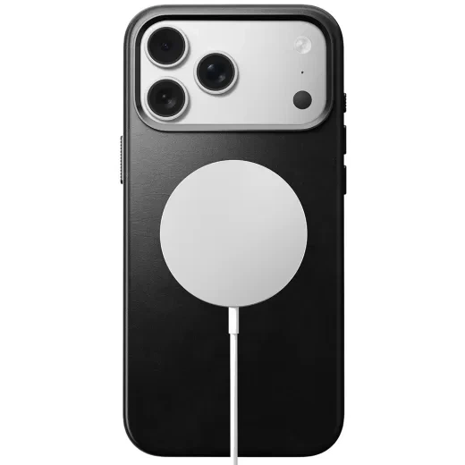 Кожаный чехол Nomad Traditional Horween Leather Case Black для iPhone 17 Pro Max (NM011925858) - изображение 2