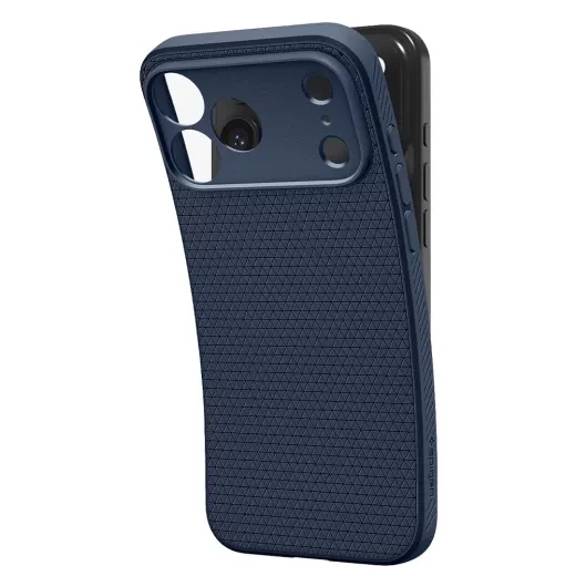 Чехол Spigen Liquid Air Navy Blue для iPhone 17 Pro (ACS10332) - изображение 4