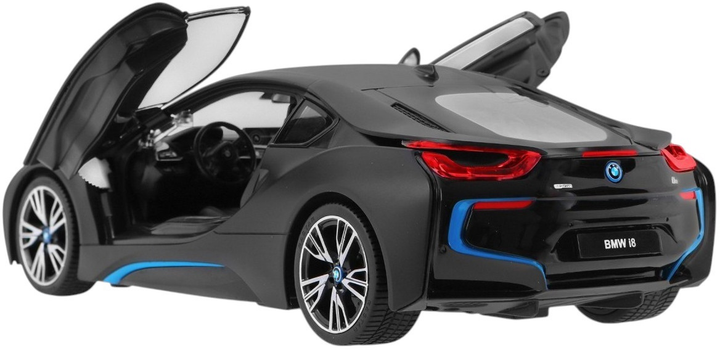 Samochód zdalnie sterowany Rastar BMW i8 Czarny (5903864900620) - obraz 2