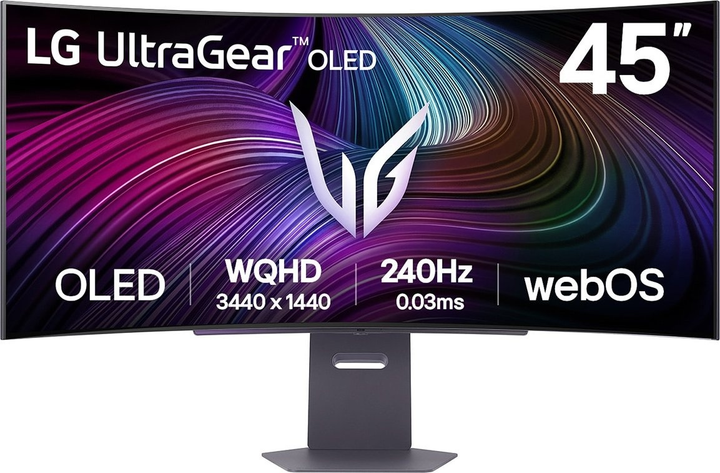 Monitor 45" LG UltraGear OLED 45GX90SA-B - obraz 1