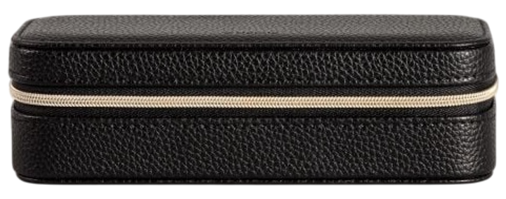 Скринька для біжутерії Homla Linas з екошкіри Чорна 17.5 x 8 x 5 см (5906496752803) - зображення 1