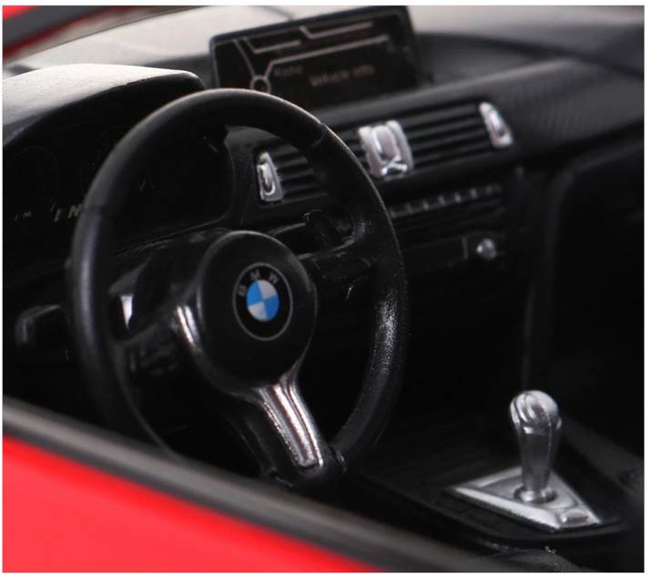 Машинка на радіокеруванні Rastar BMW M4 Coupe Червона (5903864900651) - зображення 4