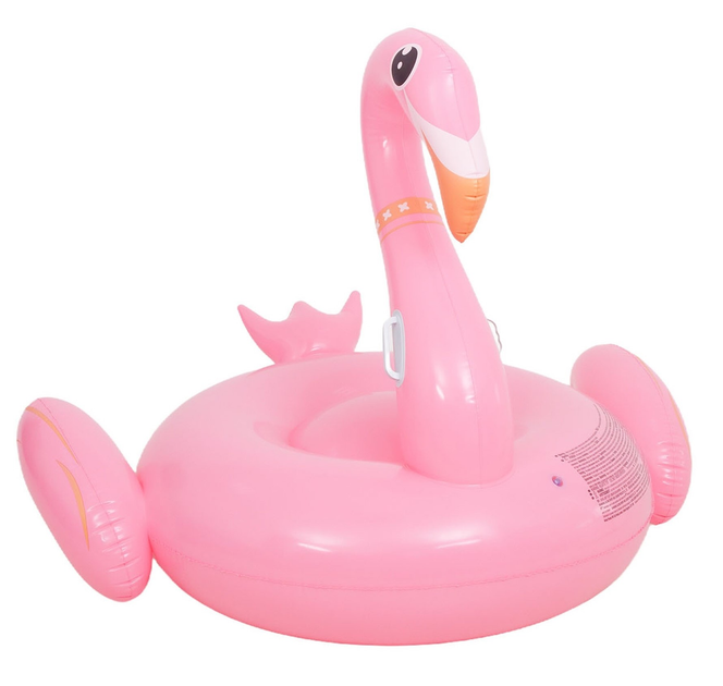 Materac pompowany SunClub Flamingo 155 x 115 x 115 cm (6942377610830) - obraz 1