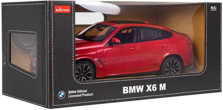 Машинка на радіокеруванні Rastar BMW X6 M Червона (5903864956122) - зображення 7