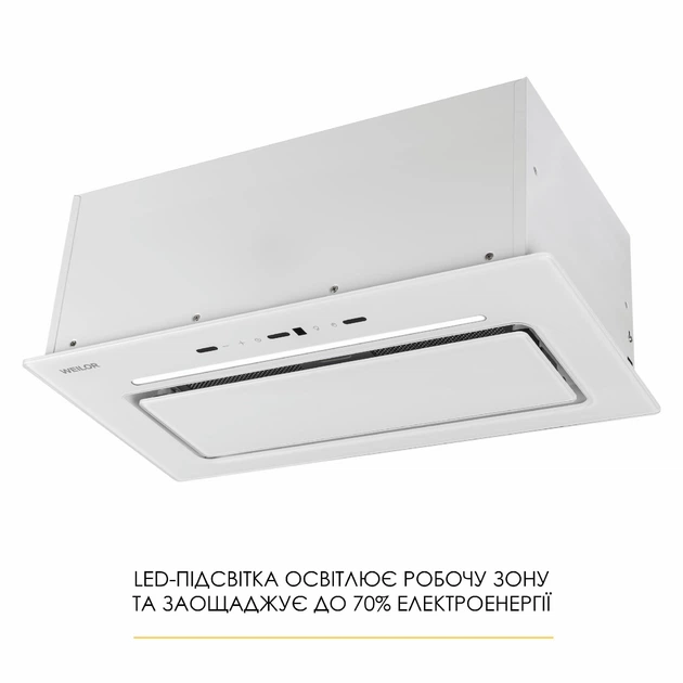 Вытяжка WEILOR LUMINA WBG 68 WHITE - Фото 4 Вытяжка WEILOR LUMINA WBG 68 WHITE - изображение 4