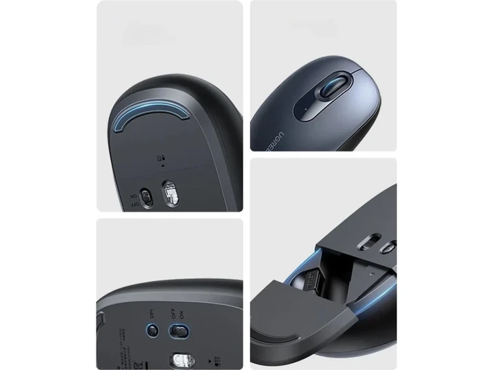 Миша UGREEN MU105 Portable Deep Blue (90550) - изображение 3