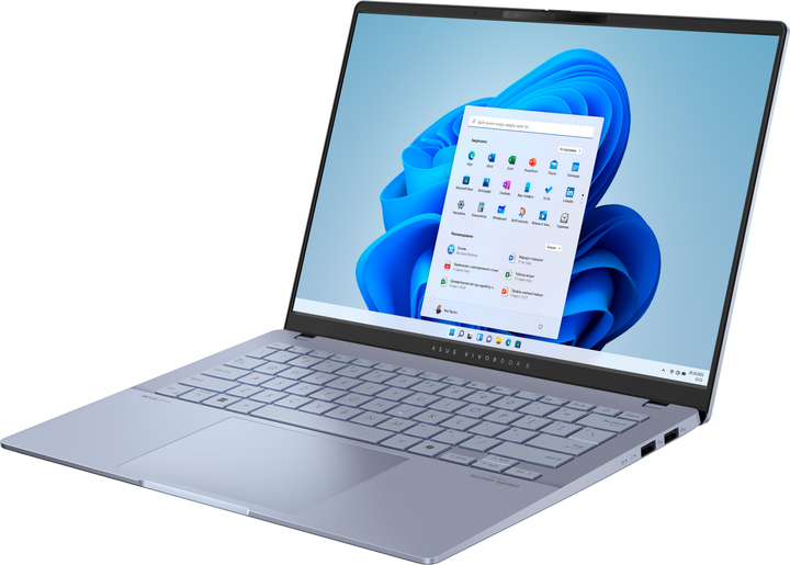 Ноутбук ASUS VivoBook S 14 OLED S5406SA-QD004W (90NB15R2-M004L0) Mist Blue - зображення 4