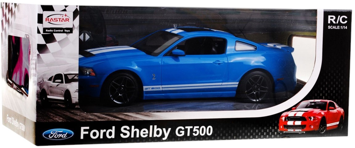 Samochód zdalnie sterowany Rastar Ford Shelby Mustang GT500 Niebieski (6930751307780) - obraz 5