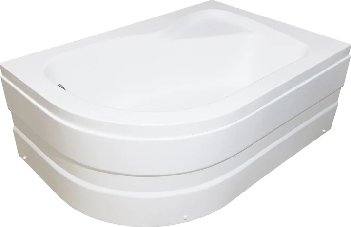 Душевой поддон KO&PO 117 R 120x80х40 см правый ассиметричный акриловый - изображение 3