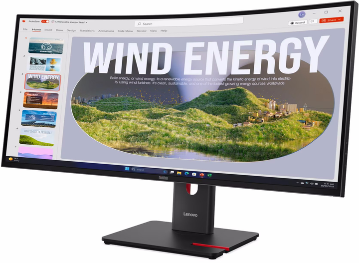 Монітор 34" Lenovo ThinkVision T34wd-40 (64AEGAT1EU) - зображення 3