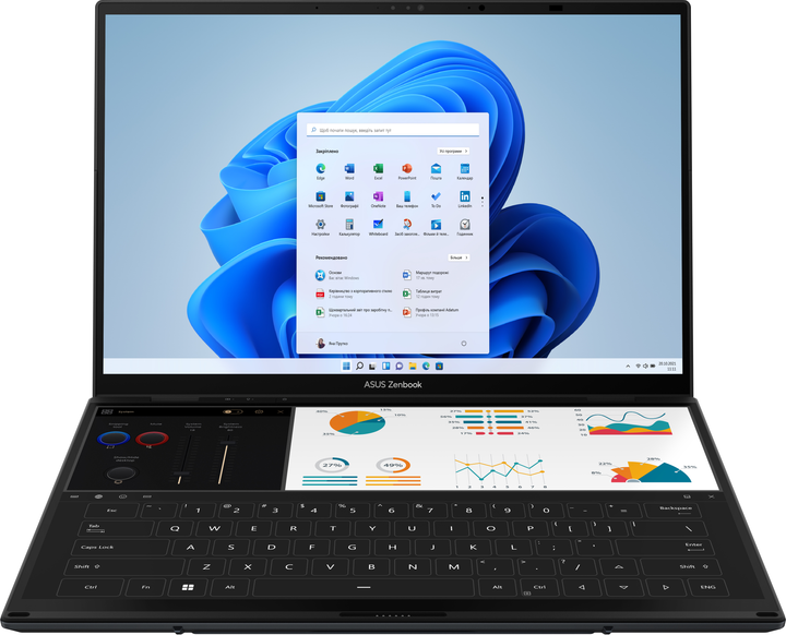 Ноутбук ASUS Zenbook Duo (2025) UX8406CA-PZ009W (90NB14X1-M00820) Inkwell Gray - зображення 7
