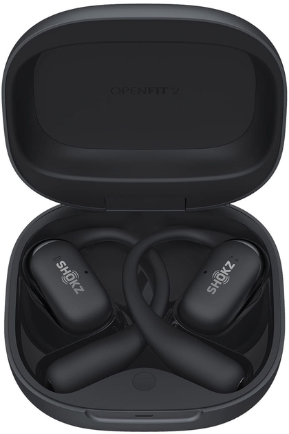 Słuchawki bezprzewodowe Shokz OpenFit 2 Black (T920-ST-BK) - obraz 2