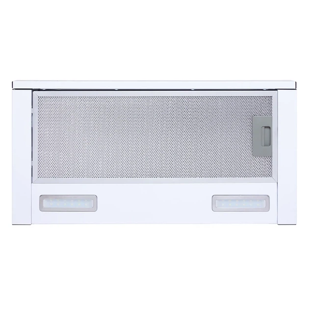 Кухонная вытяжка Minola HTL 6215 WH 700 LED, белая телескопическая встраиваемая в шкаф вытяжка на кухню, 59,5 см - изображение 7