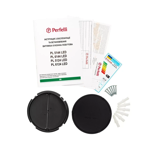 Кухонная вытяжка плоская PERFELLI PL 6144 Dark BR LED, стандартная коричневая вытяжка на кухню, 59,6 см - изображение 7