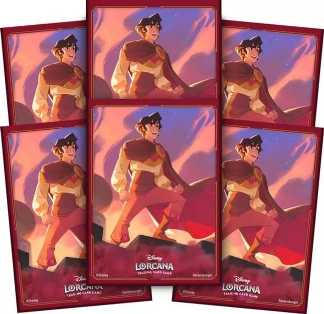 Koszulki na karty Ravensburger Disney Lorcana Shimmering Skies S05 Aladyn 65 szt. (4050368984043) - obraz 2