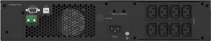 UPS Armac Rack ON-LINE 1000W/1000VA Dust Free (R/1000I/PF1/DF) - obraz 3