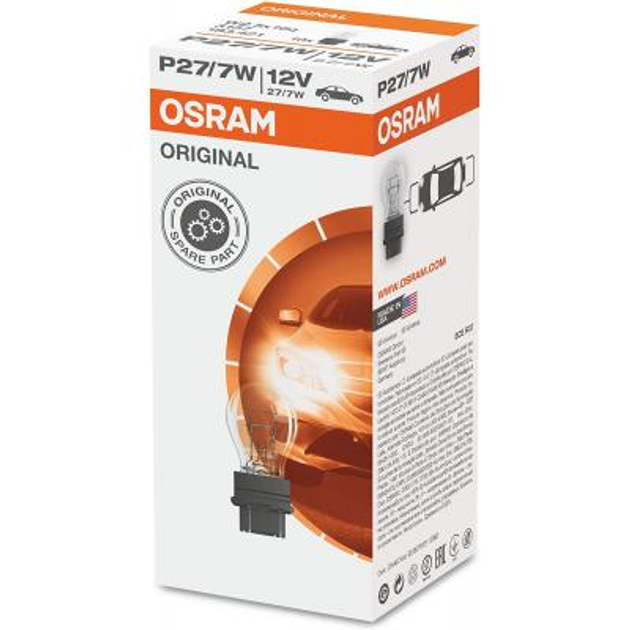 Автолампа OSRAM 27/7W (OS 3157) – фото, отзывы, характеристики в  интернет-магазине ROZETKA от продавца: TopMust