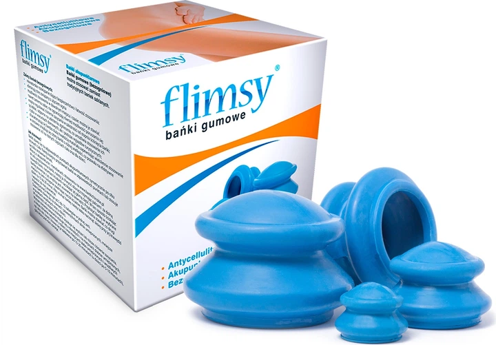 Bańki Chińskie Gumowe Aura Herbals FLIMSY 4 szt. (5901549658064) - obraz 2
