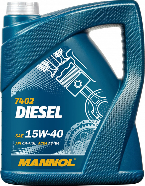 Olej silnikowy Mannol Diesel 15W-40 5 l (000051125026) - obraz 1