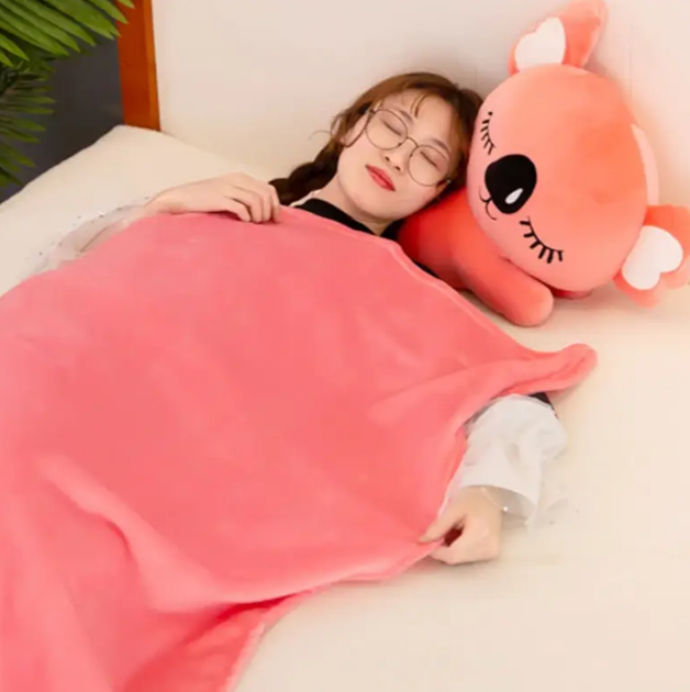 Дитяча м'яка іграшка "Коала" L1129(Pink) іграшка з пледом, розмір 50 см - зображення 5