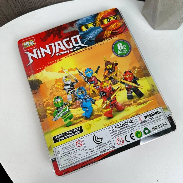 Набор фигурок лего Ninjago Heroes пластик 22х18 см разные цвета