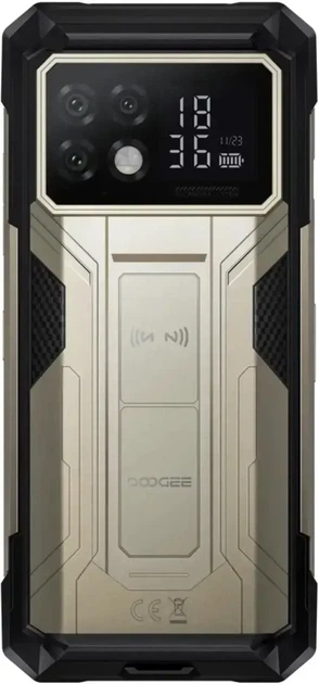 Мобильный телефон Doogee S200 Max 16/512GB Desert Gold - изображение 4
