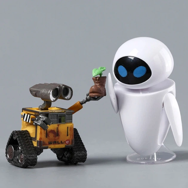 Фигурка из мультфильма WALL-E Валли и Ева, подвижная, 10 см (WAL