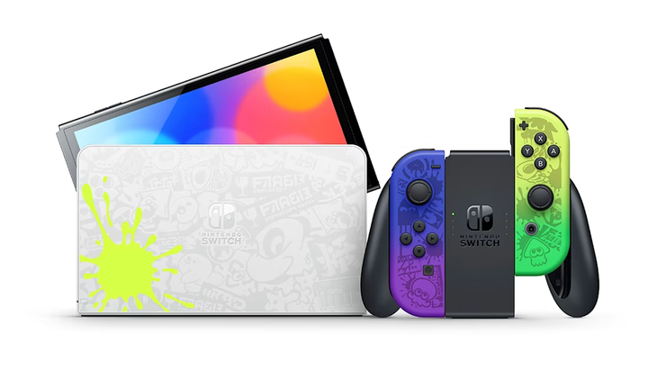 Портативна ігрова приставка Nintendo Switch OLED Splatoon 3