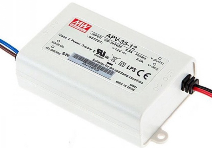 Transformator Mean Well APV-35-12 (1016037650001) - obraz 1