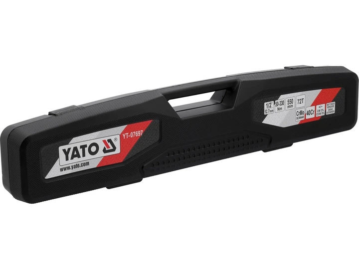 Klucz dynamometryczny Yato YT-07697 1/2" z oknem nastawczym 50 - 330 Nm (5906083109171) - obraz 5