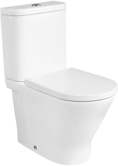 Miska WC Roca do kompaktu Rimless (A3420N7000) - obraz 2