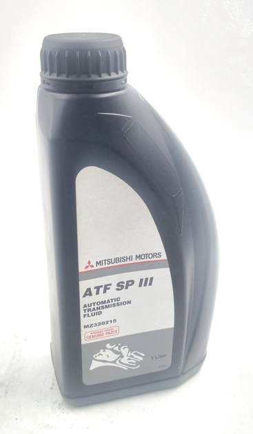 Масло трансмиссионное, оригинал, MZ320215, ATF SP-III 1 л, Митсубиси - изображение 3
