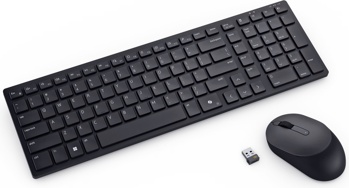 Комплект бездротовий Dell KM555 Black (580-BBVV) - зображення 2