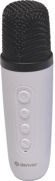 Портативна колонка Denver BTM-610 10W RGB White (BTM-610) - зображення 6