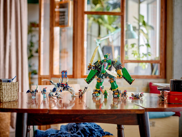 Klocki konstrukcyjne LEGO Ninjago Odrzutowy mech Lloyda 1112 elementow (71845) (955555911856571) - Outlet - obraz 13