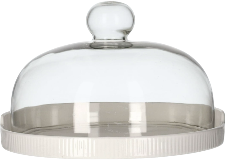 Patera z kloszem HOMLA Fincan 22 x 16 cm (5902869958377) - obraz 1