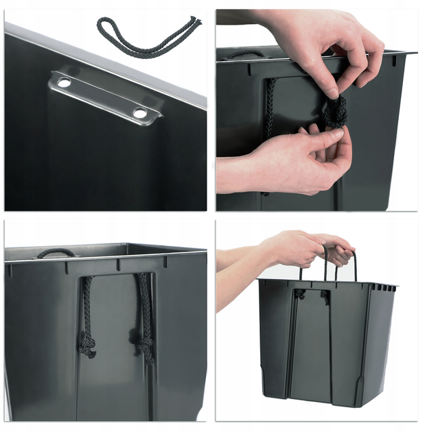 Doniczka z wkładem Kadax Mokka 30 cm (5903699420591) - obraz 5