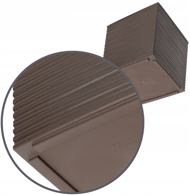 Doniczka z wkładem Kadax Mokka 30 cm (5903699420591) - obraz 6