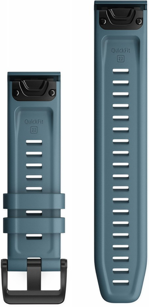 Ремінець Garmin QuickFit для Fenix 6X Amp 26 мм Lakeside Blue (010-12864-03) - зображення 2