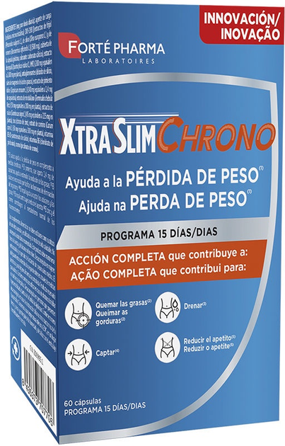 Дієтична добавка Forte Pharma Laboratoires XtraSlim Chrono 60 капсул (8435373707706) - зображення 1