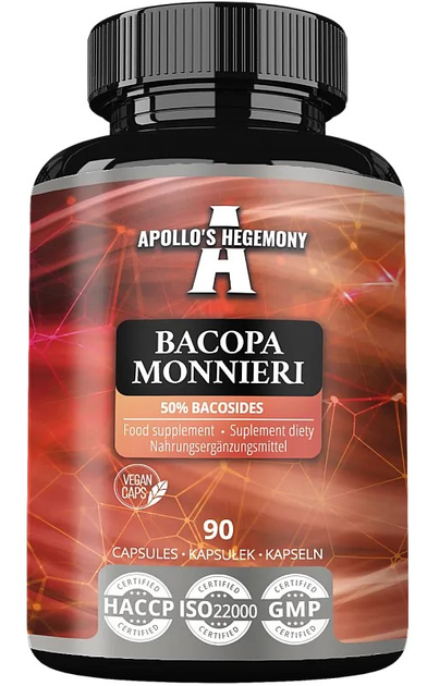 Харчова добавка Apollo's Hegemony Bacopa Monnieri 90 капсул (8721077930091) - зображення 1