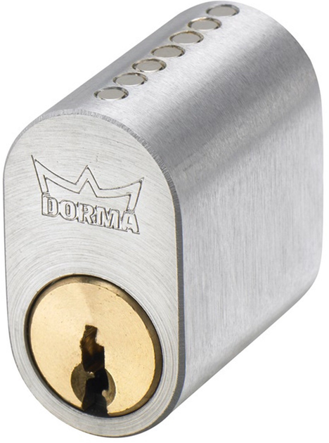 Cylinder DORMA DC3003 Scandinavian type (oval) 30 mm chrome (4048442094580) - obraz 1