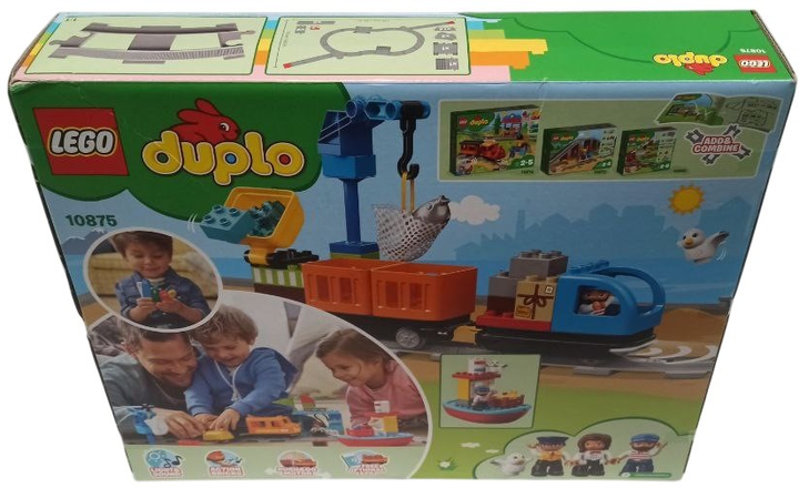 Конструктор LEGO DUPLO Вантажний потяг 105 деталей (10875) (955555912225602) - Уцінка - зображення 2