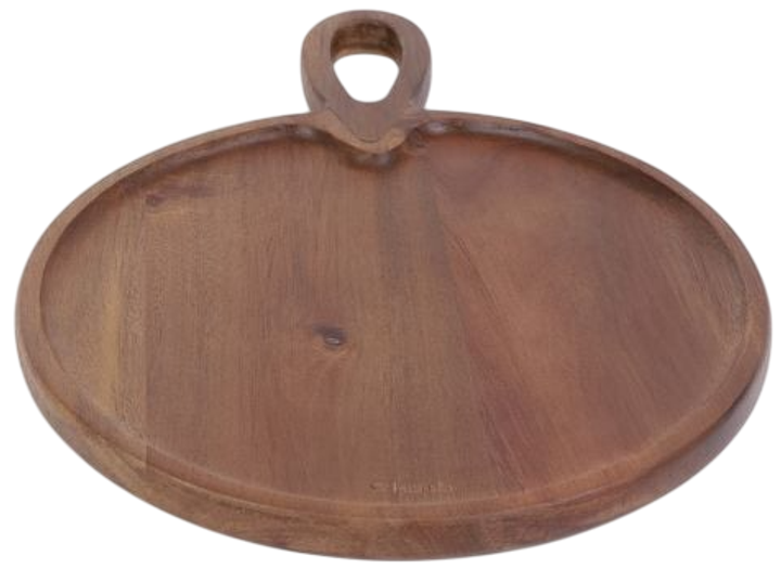 Deska do krojenia Homla Mooka do serwowania okrągła 40x30 cm (5904183838700) - obraz 4