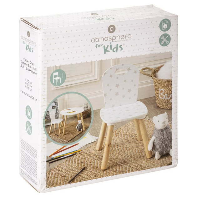 Krzesło dziecięce Atmosphera for kids w drobne gwiazdki (3560233814906) - obraz 7