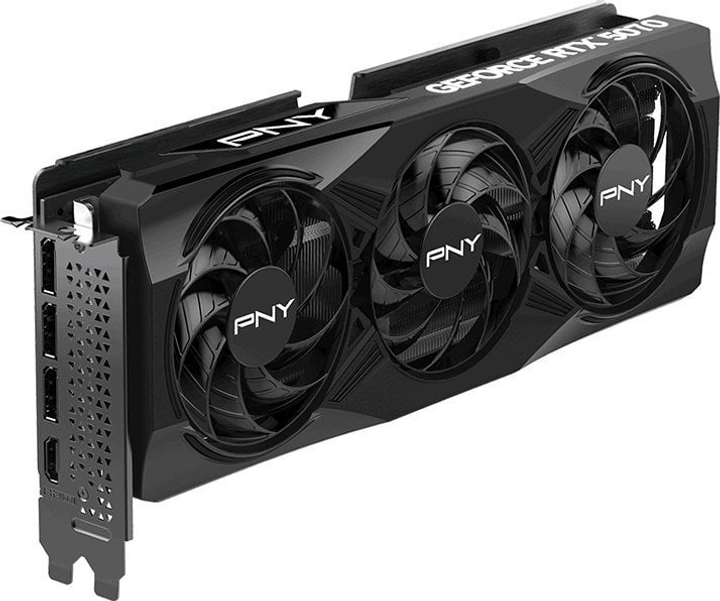 Karta graficzna PNY PCI-Ex GeForce RTX 5070 OC 12GB GDDR7 (192bit) (2587/28000) (HDMI, 3 x DisplayPort) (VCG507012TFXPB1-O) - obraz 3