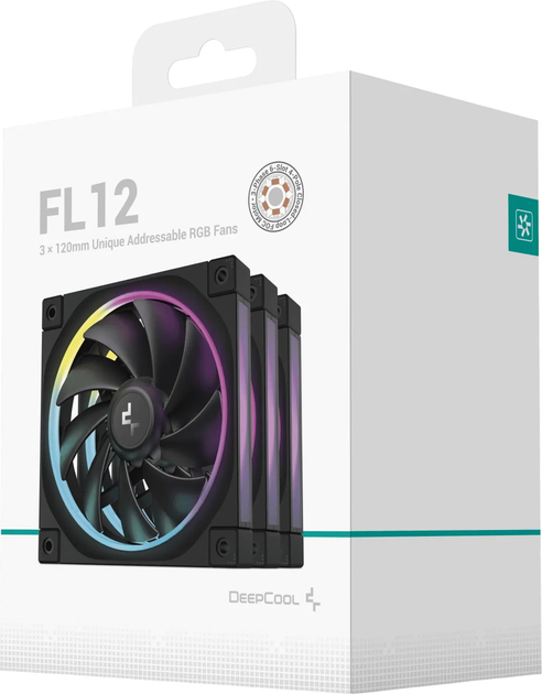 Zestaw wentylatorów Deepcool FL12 3 IN 1 Black (R-FL12-BKAPN3-G) - obraz 8