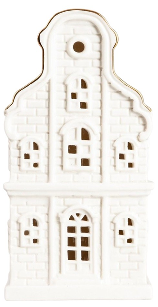 Dekoracja Homla Kania Domek ceramiczny LED 10 x 7 x 20 cm (5906496752933) - obraz 1
