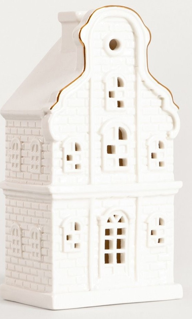 Dekoracja Homla Kania Domek ceramiczny LED 10 x 7 x 20 cm (5906496752933) - obraz 2